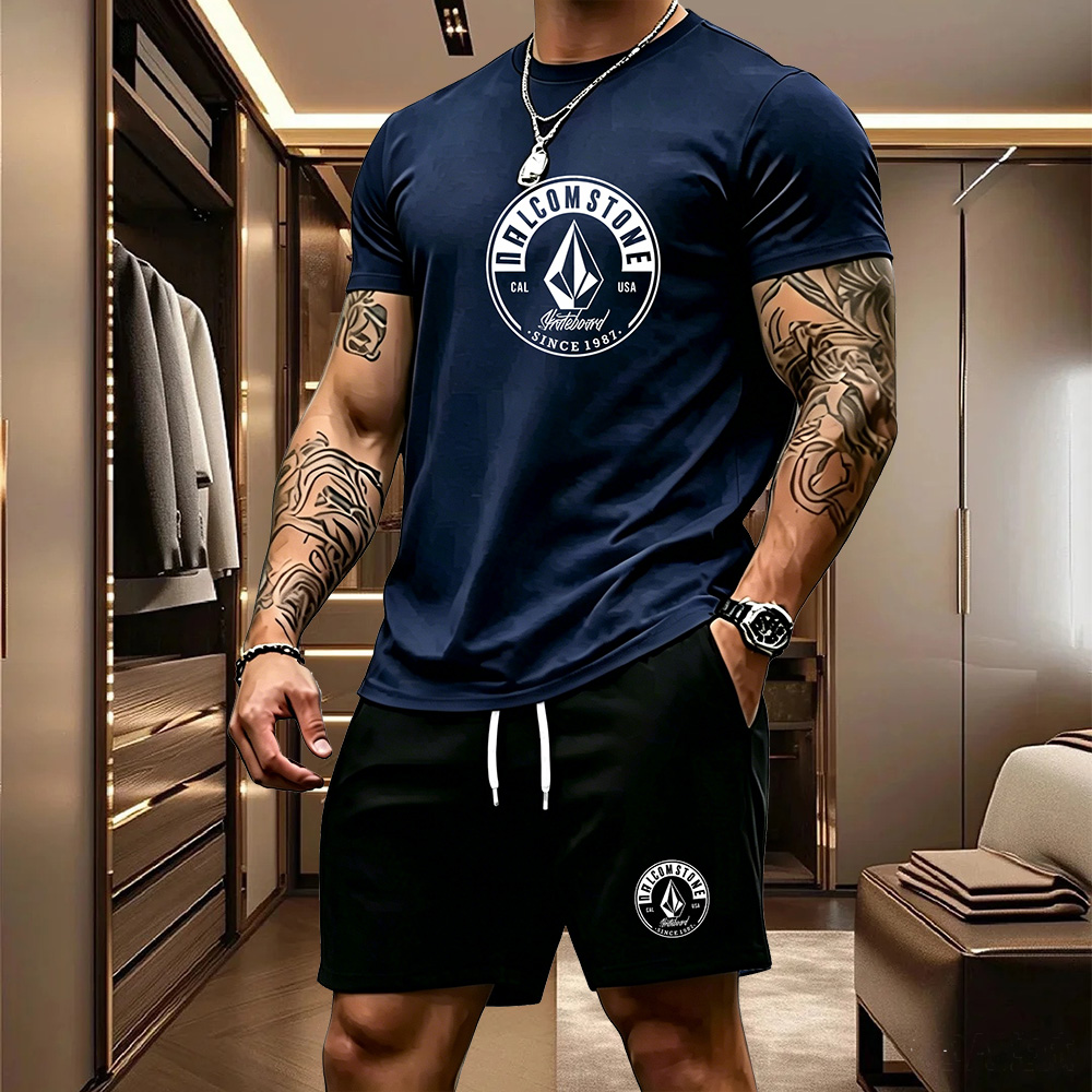 Men's Casual Sportswear 2-piec - Skateboard ulasan dan harga