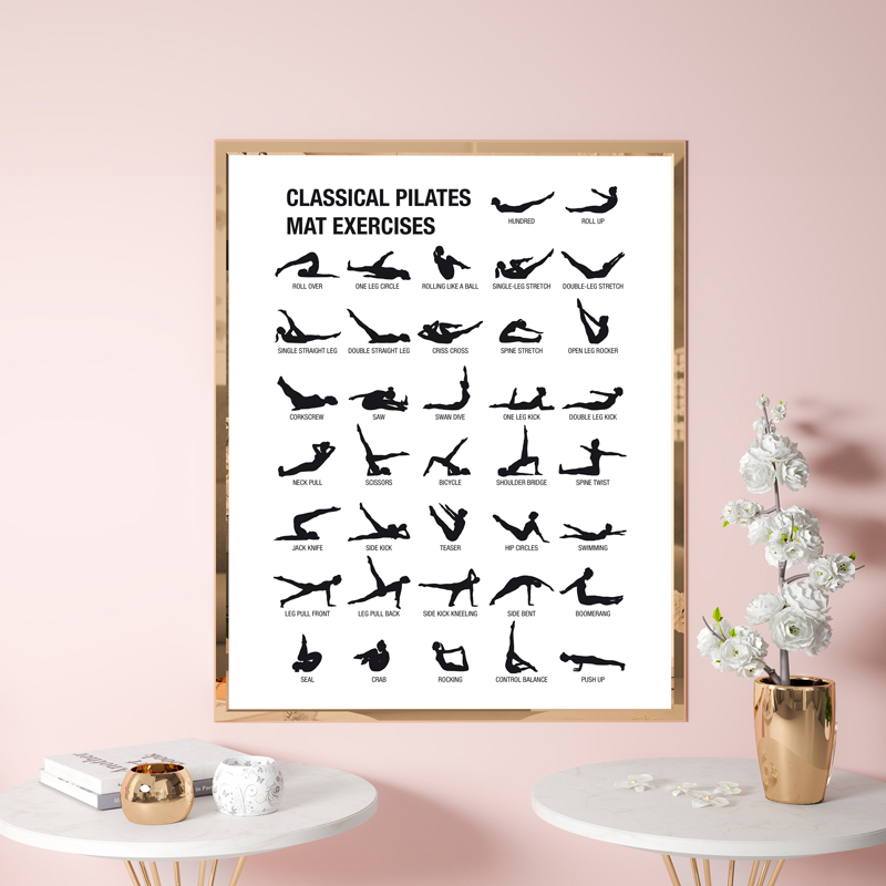 Frameless Pilates Workout Char - Yoga Mat ulasan dan harga
