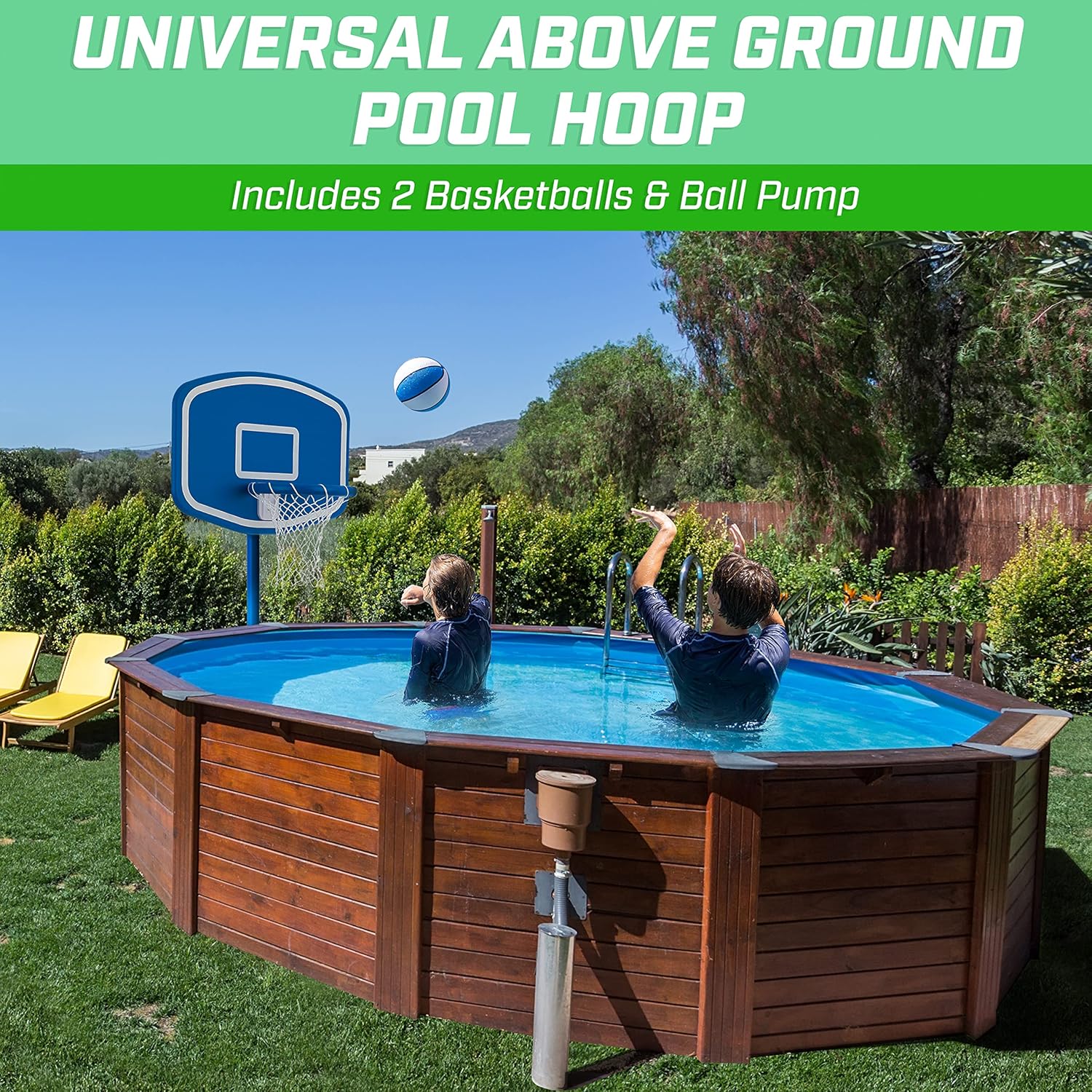 Above Ground Pool Basketball H - Basketball Hoop ulasan dan harga