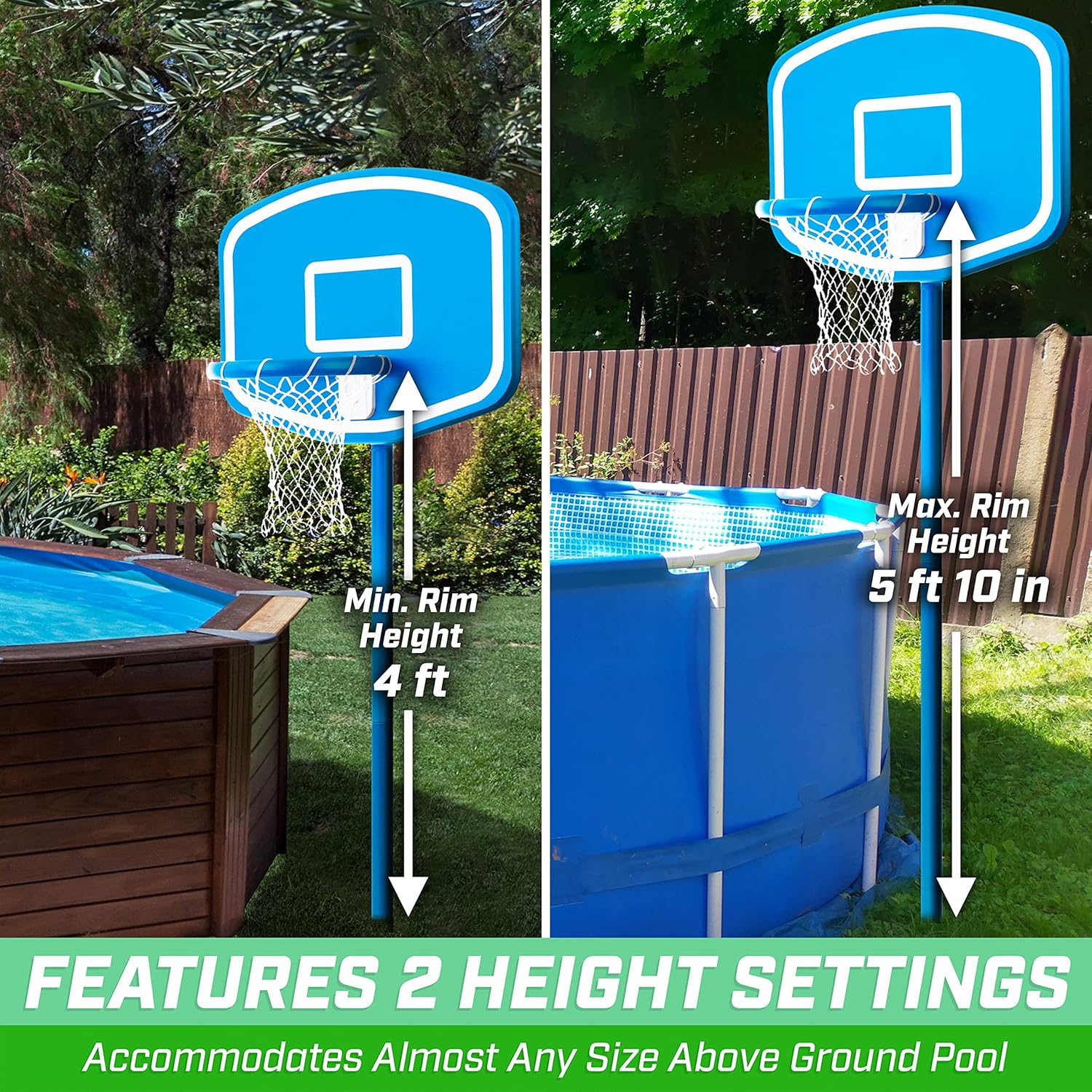 Above Ground Pool Basketball H - Basketball Hoop ulasan dan harga